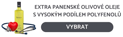 Extra panenské olivové oleje s vysokým podílem polyfenolů